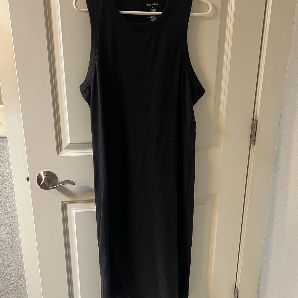 Tek Gear Black Midi Dress